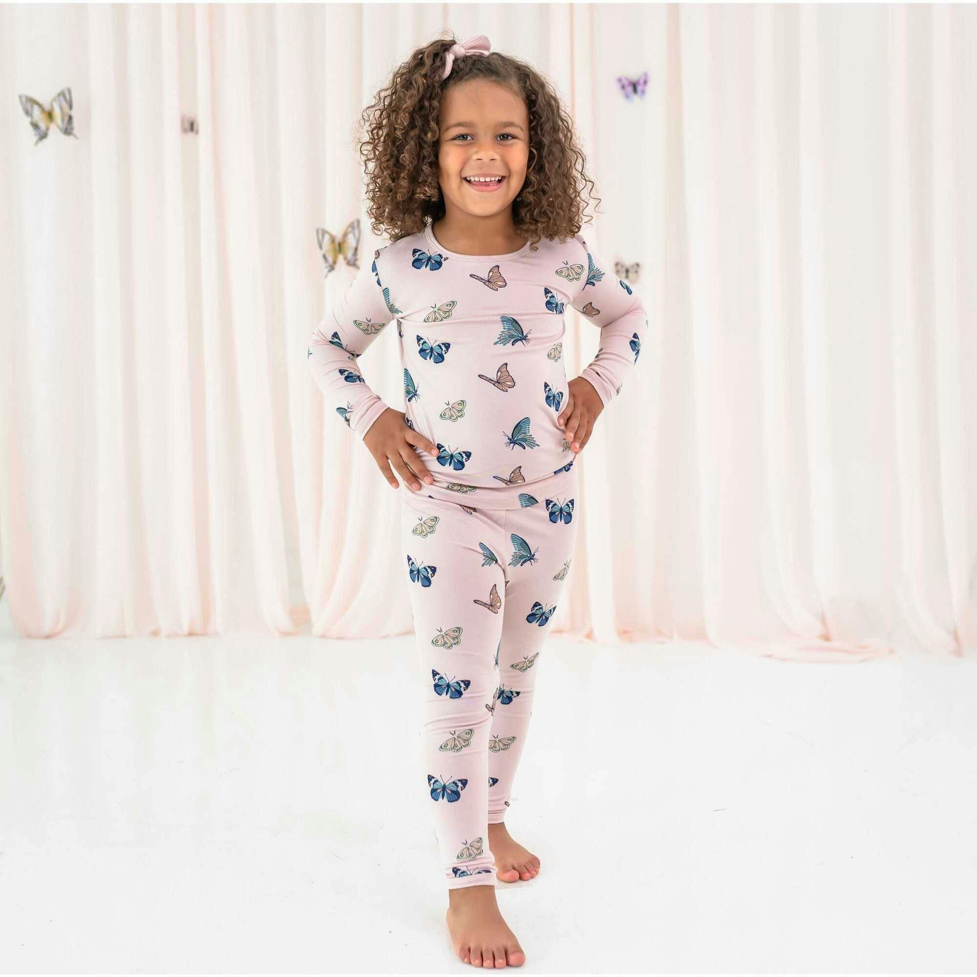 Long Sleeve Toddler Pajama in Blush, Pink
