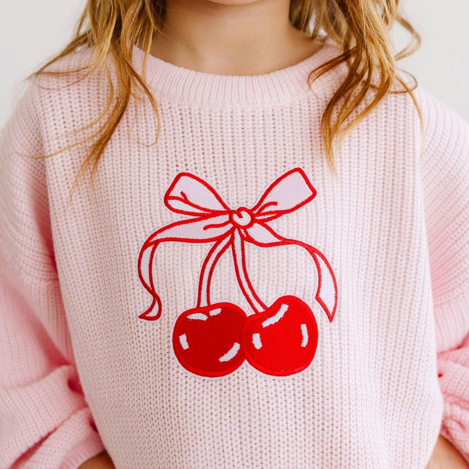 Cherry Coquette Knit Sweater