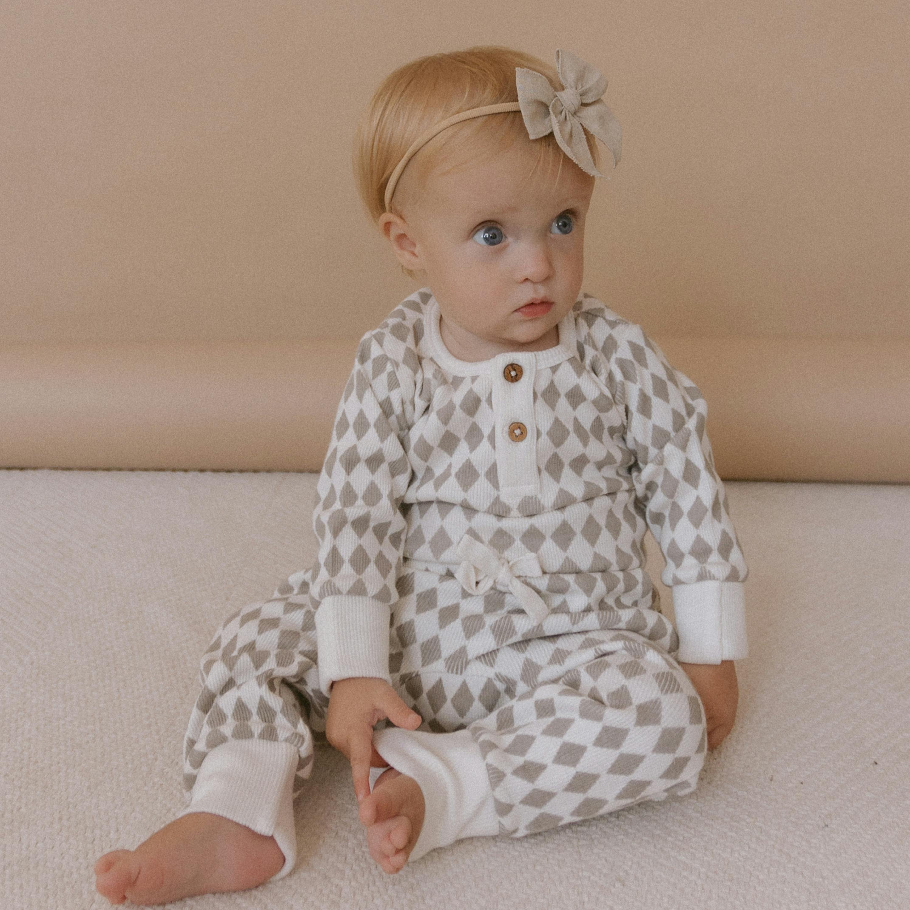 Organic Button Onesie & Pants Set