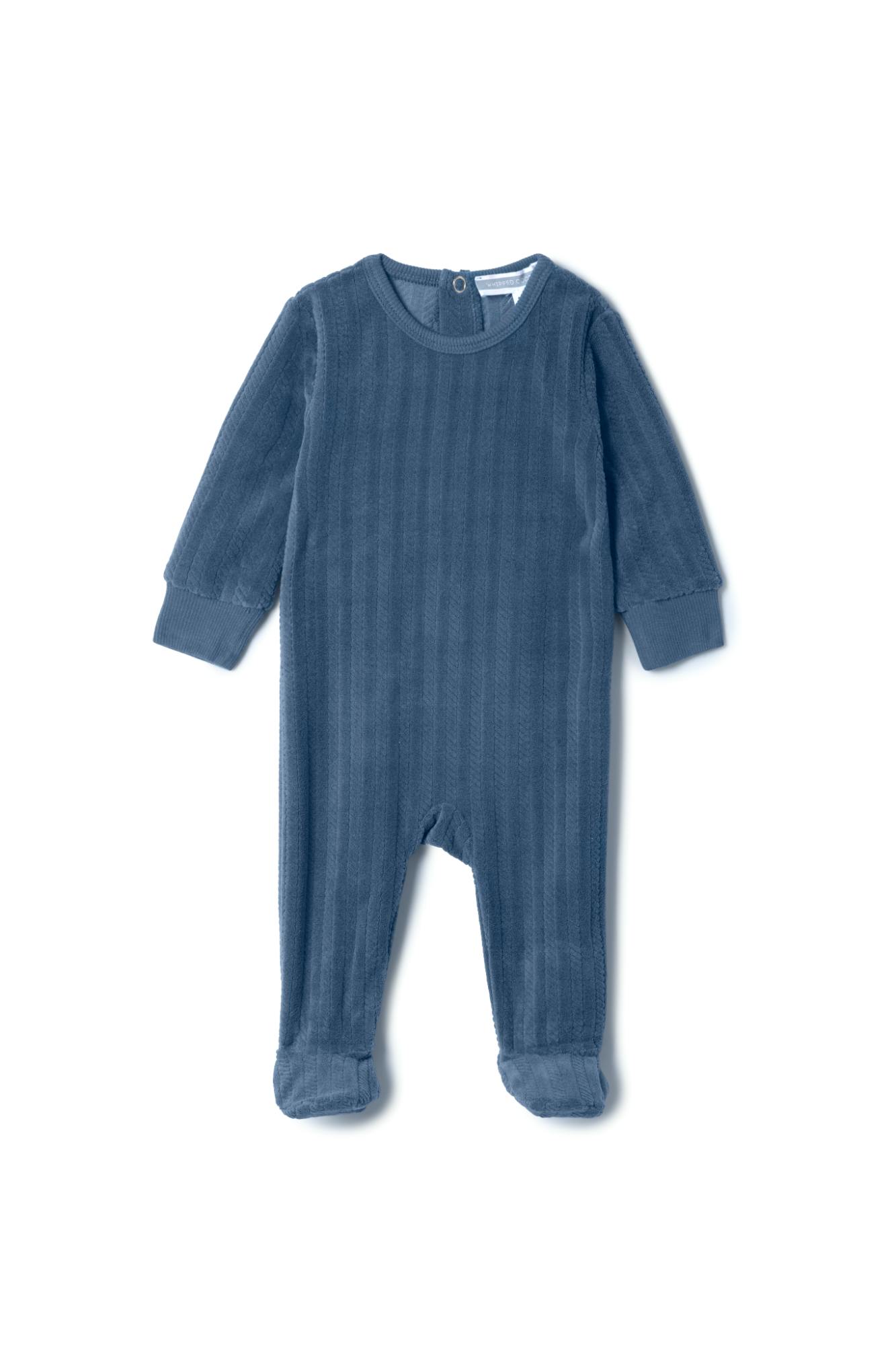 Braided Velour Onesie