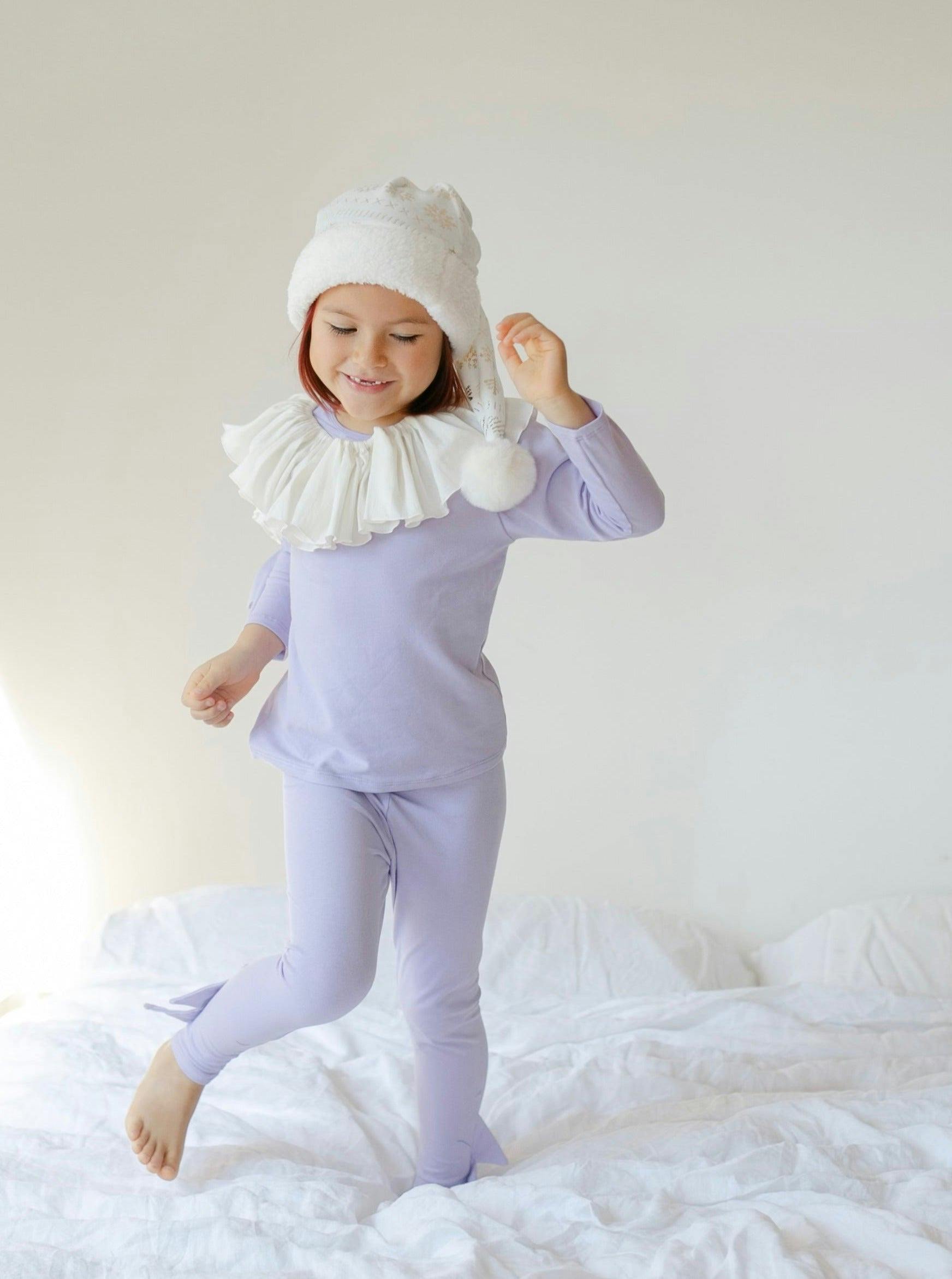 Pastel Purple Elf Costume for Kids – Holiday Christmas Outfit