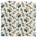 Evelyn Turtleneck in Woodland Floral in Cream