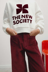 TNS Logo Teen Sweatshirt Whisper White