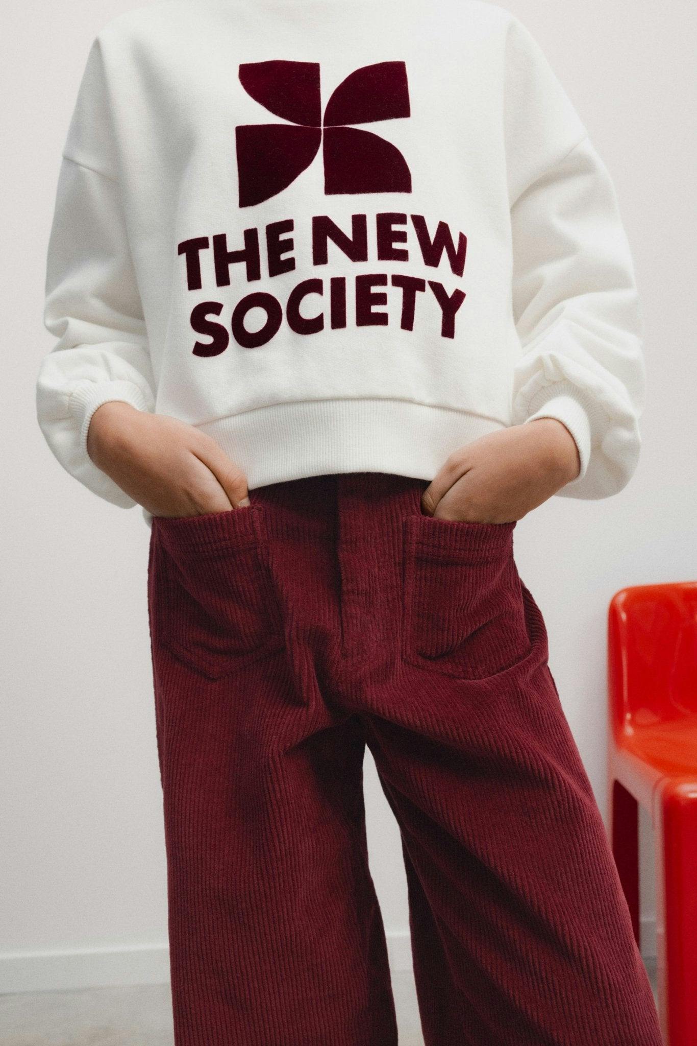 TNS Logo Teen Sweatshirt Whisper White