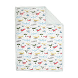 Cotton Muslin Toddler Bedding 3 Piece Set - Air Show