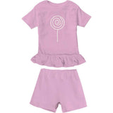 T-shirt & Short Set, Pink