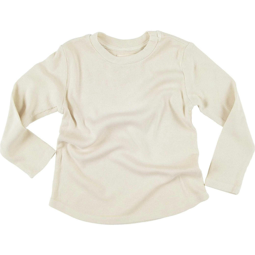 Rib Long Sleeve Top