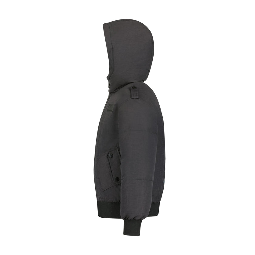 Boys Bomber with pocket details - Black