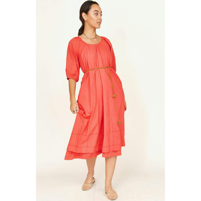 Seville Dress in Lobster
