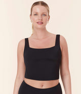 The Siren Swim Tank - Flat - Black