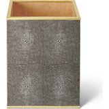 Classic Shagreen Waste Basket