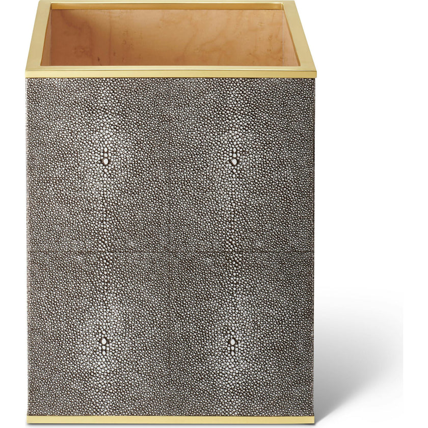 Classic Shagreen Waste Basket