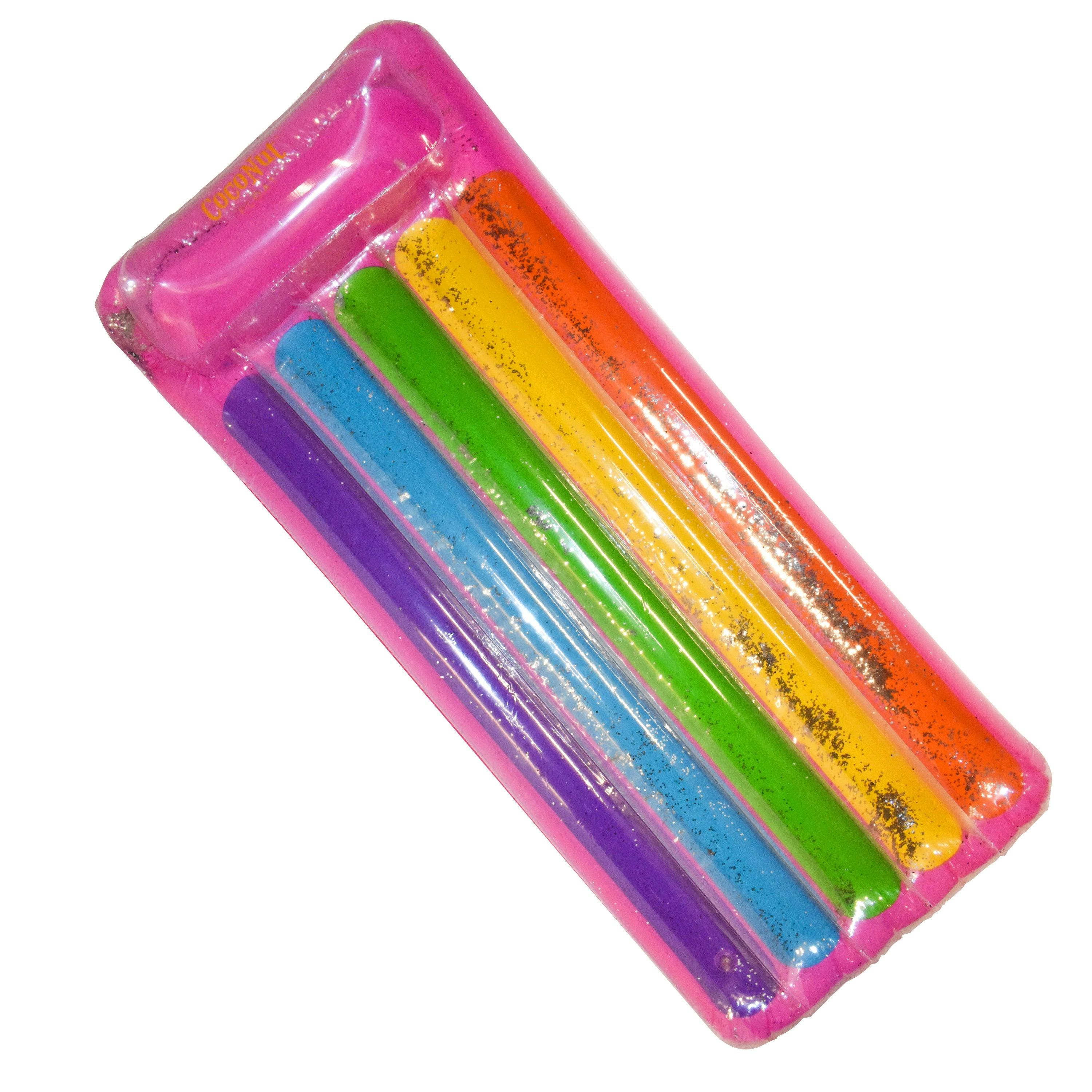 Glitter Rainbow Pool Lounger