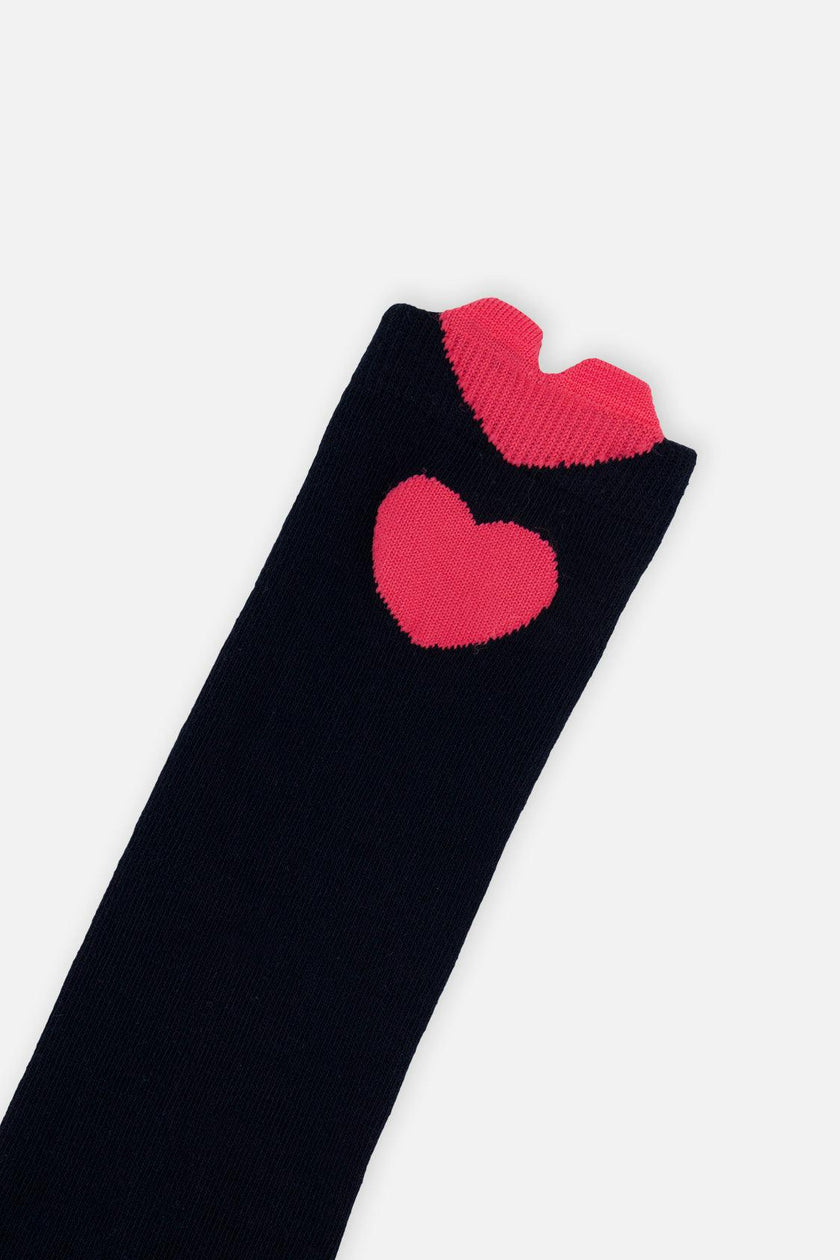 Socks (3 Pairs) Dark Blue, Pink And Beige