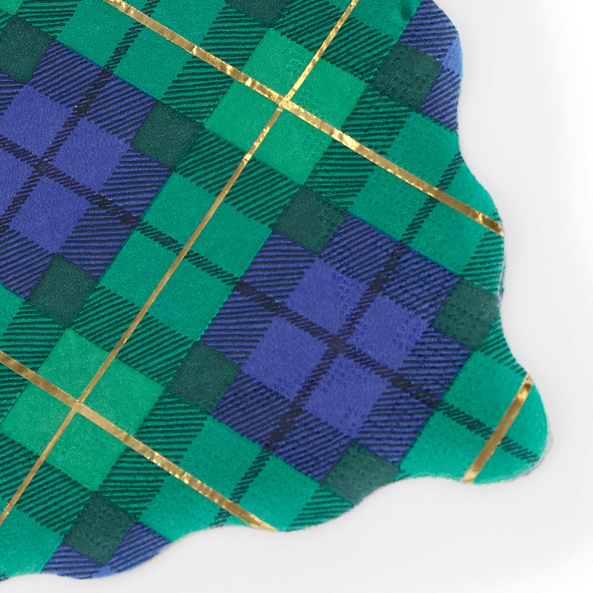 Plaid Mix Small Napkins