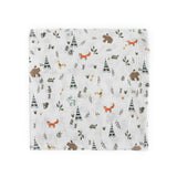 Cotton Muslin Swaddle Blanket - Forest Friends