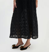 The Leanne Dress - Black Stretch Lace