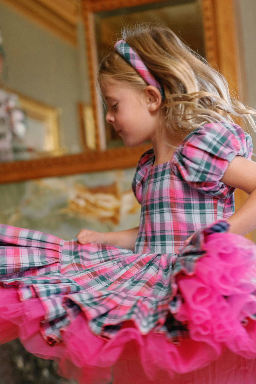 Hair Bows in Vibrant Plaid