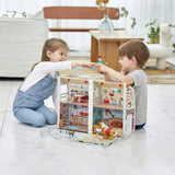 Hape: Club Ranch - Wooden 2 Level Barn Dollhouse