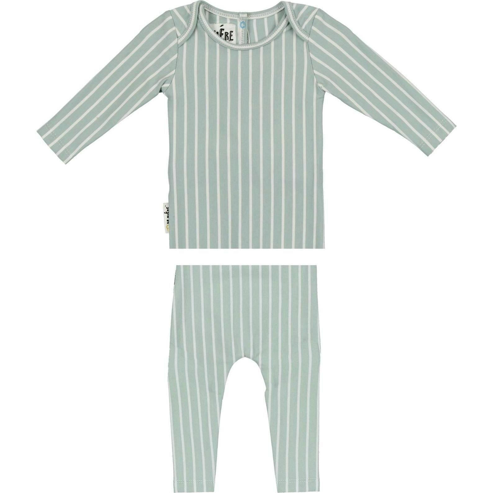 Vertical Pinstripe Loungewear Set