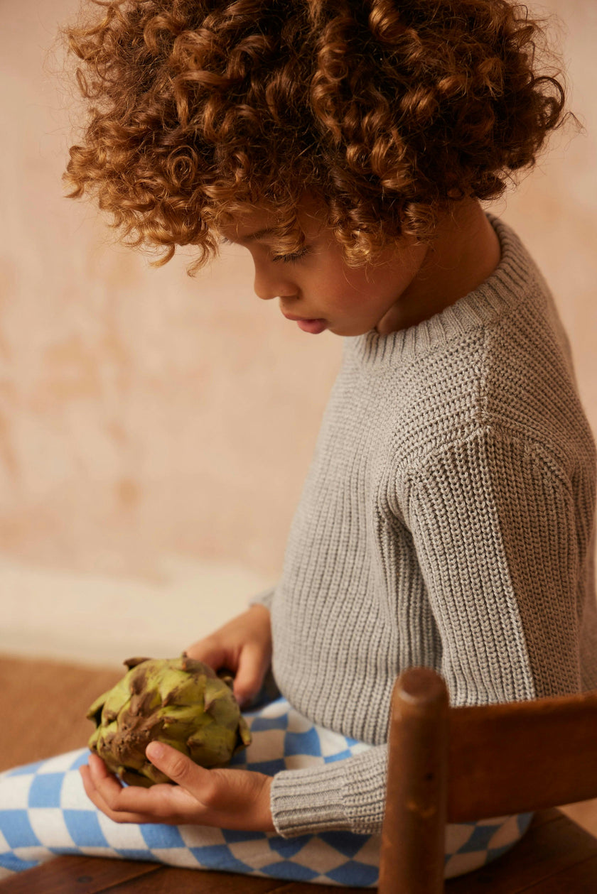 Classic Fisherman Jumper | Oxford Grey