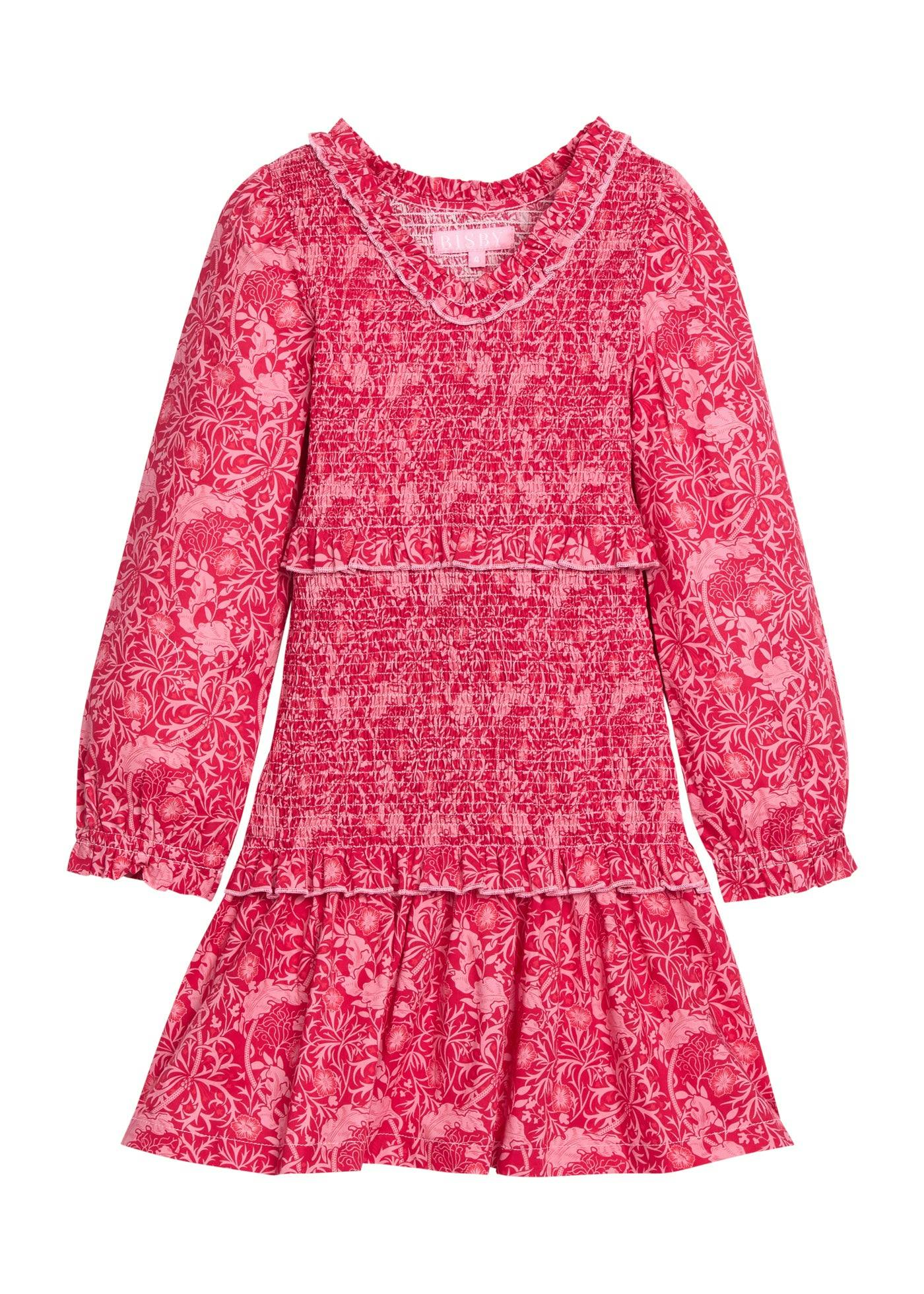 Indie Dress - Cambridge Crimson Floral