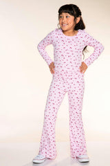 Foldover Rib Flare Legging