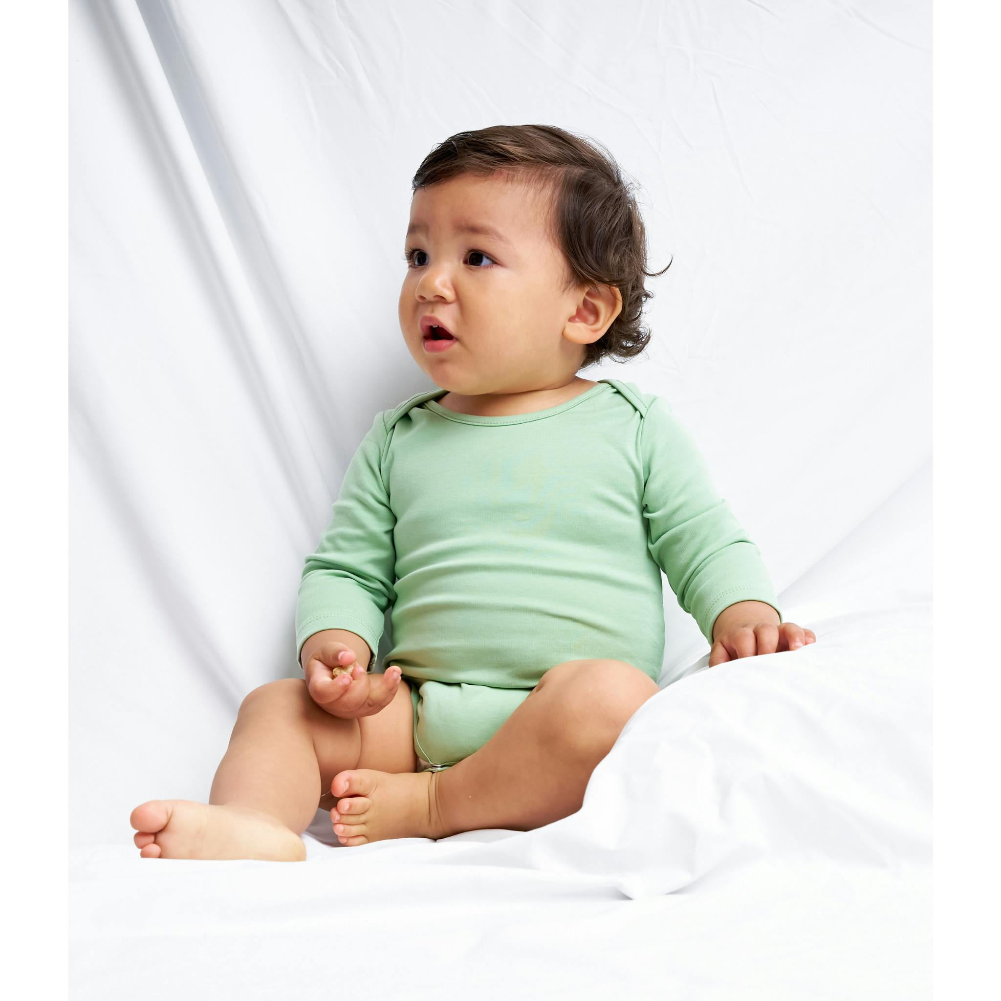 Pistacho Long sleeve bodysuit