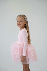 Pink Roses Tutu Dress