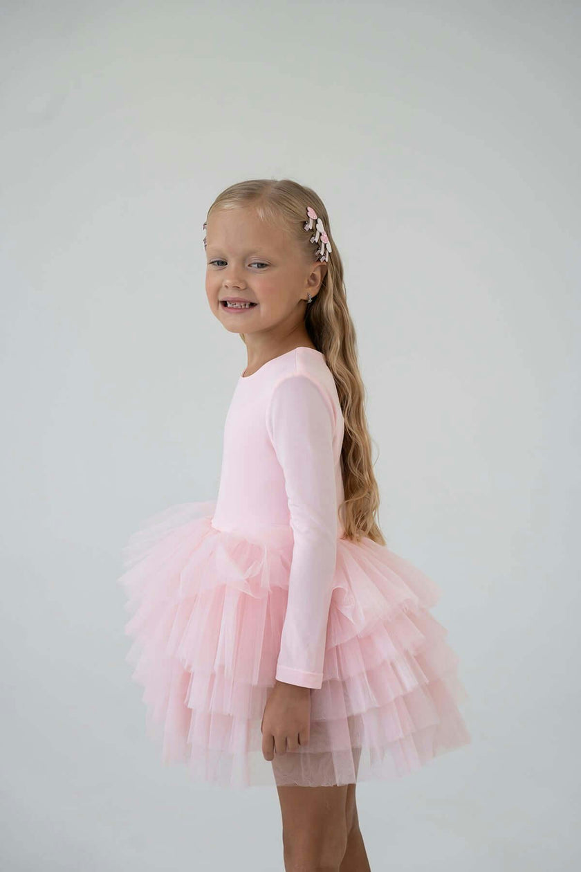 Pink Roses Tutu Dress