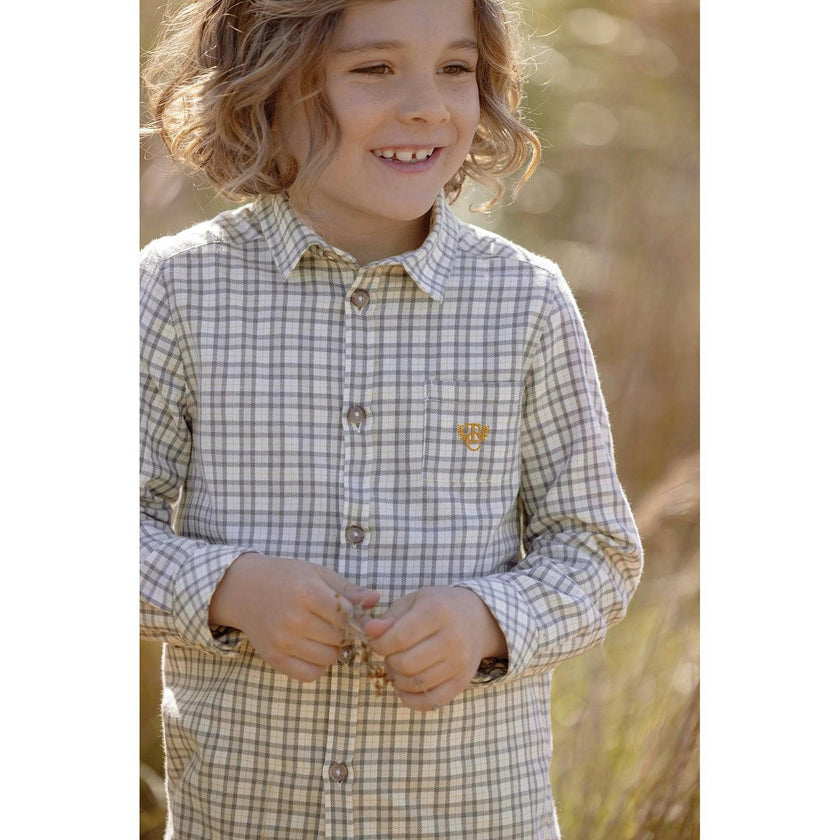 TARTINE ET CHOCOLAT Button-Down Plaid Shirt