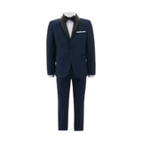 Navy Shawl Lapel Suit