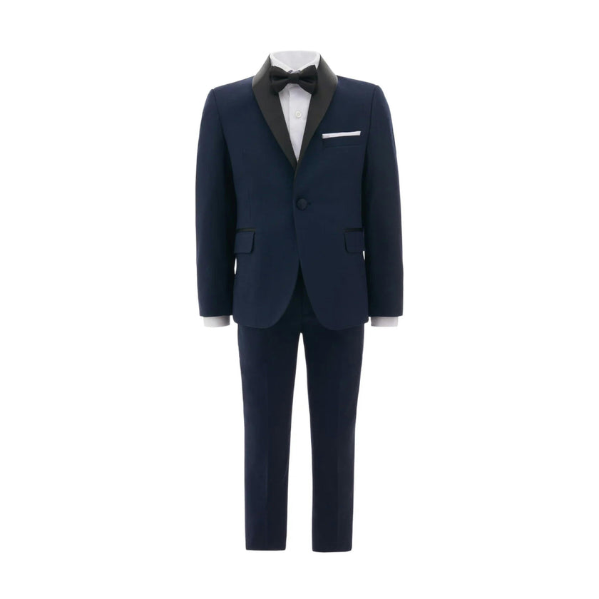 Navy Shawl Lapel Suit
