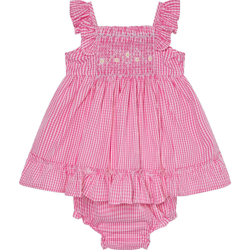 Hand-Smocked Baby Sun Dress Alba