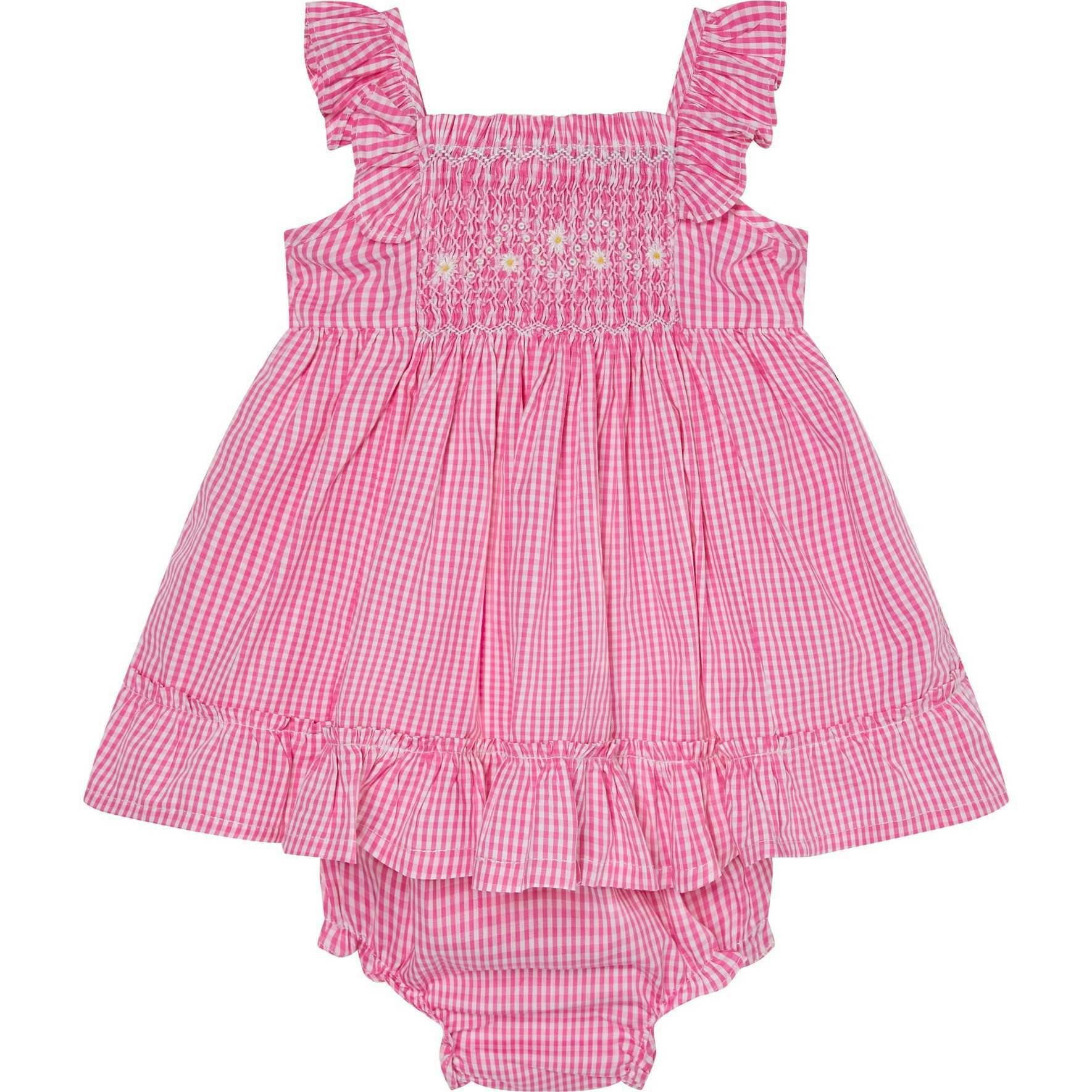 Hand-Smocked Baby Sun Dress Alba