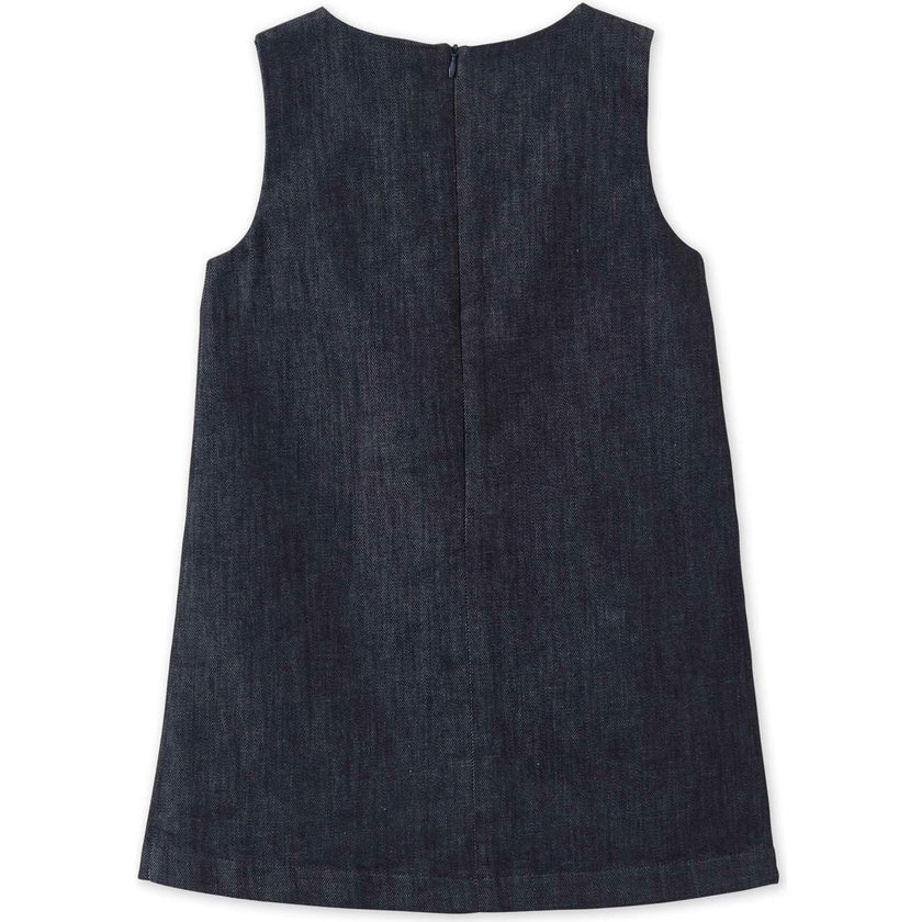 Organic Denim Dress, Blue