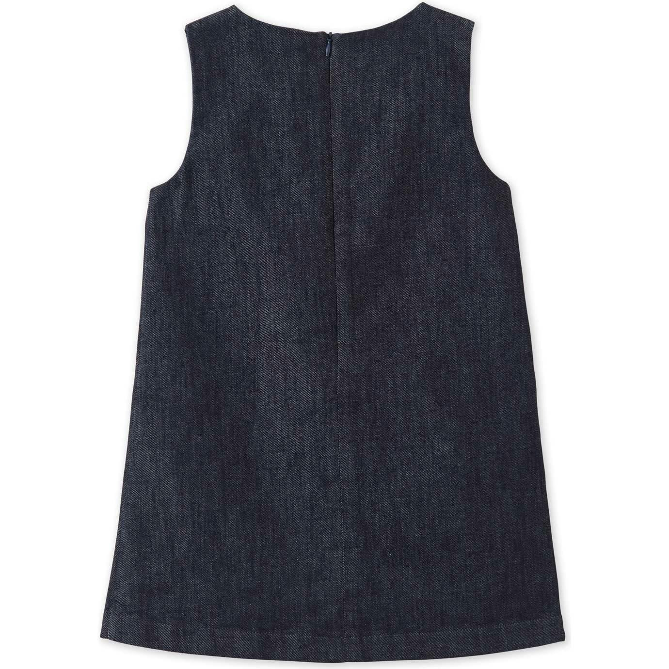 Organic Denim Dress, Blue