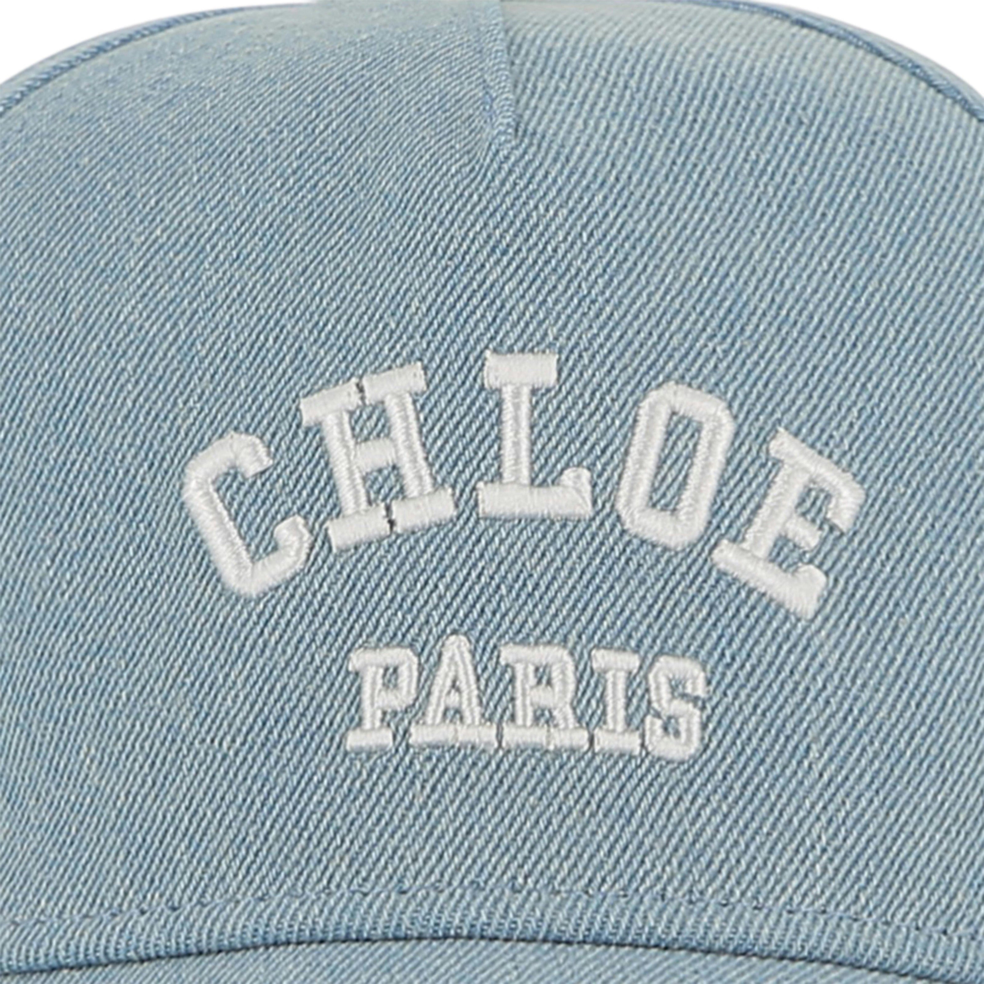 Light Blue Chloé Paris Denim Cap