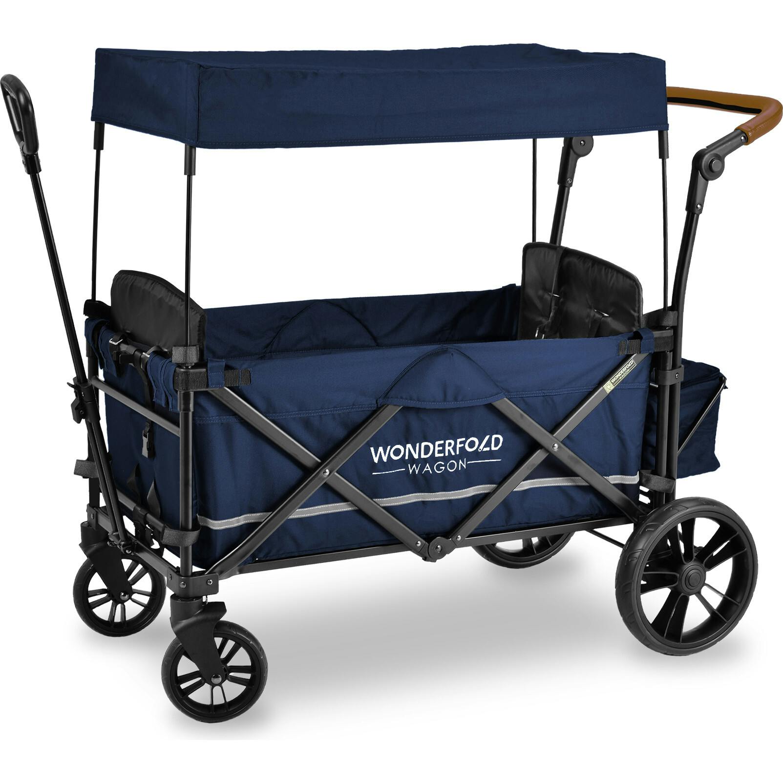 Pull & Push Double Stroller Wagon 2 Seater