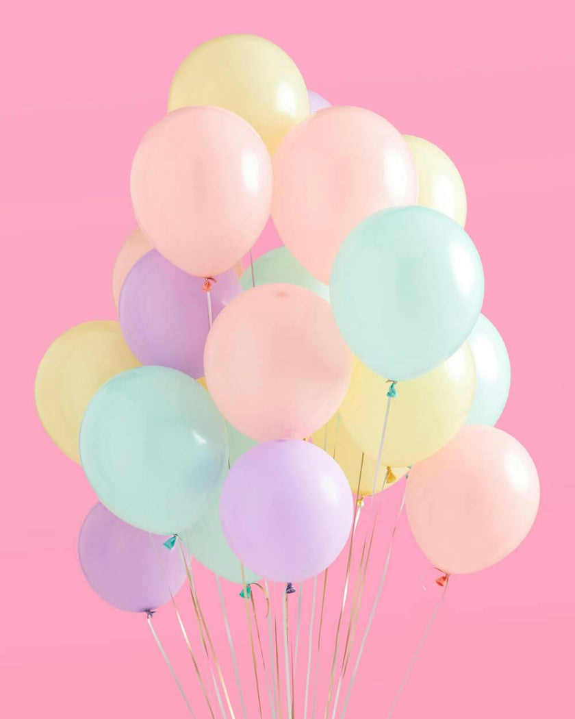 Pastel Balloon Pack - 24 matte balloons