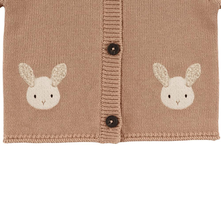 Danta Cardigan | Fluffy Bunny | Rose Mocha