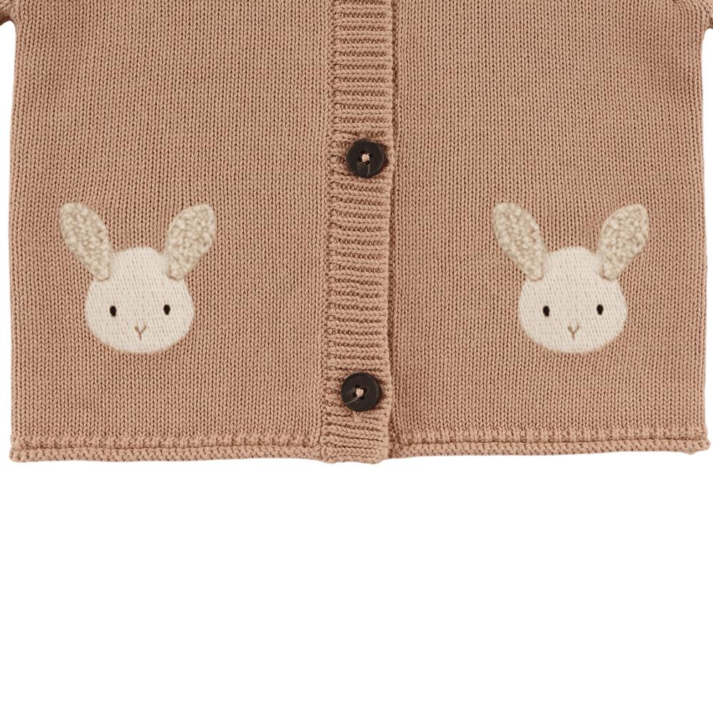 Danta Cardigan | Fluffy Bunny | Rose Mocha