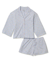 The Olivia Pima Short Set in Fleur Blanche