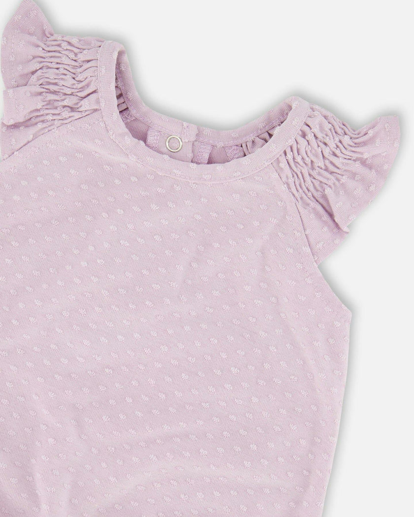 Jersey Romper Lavender