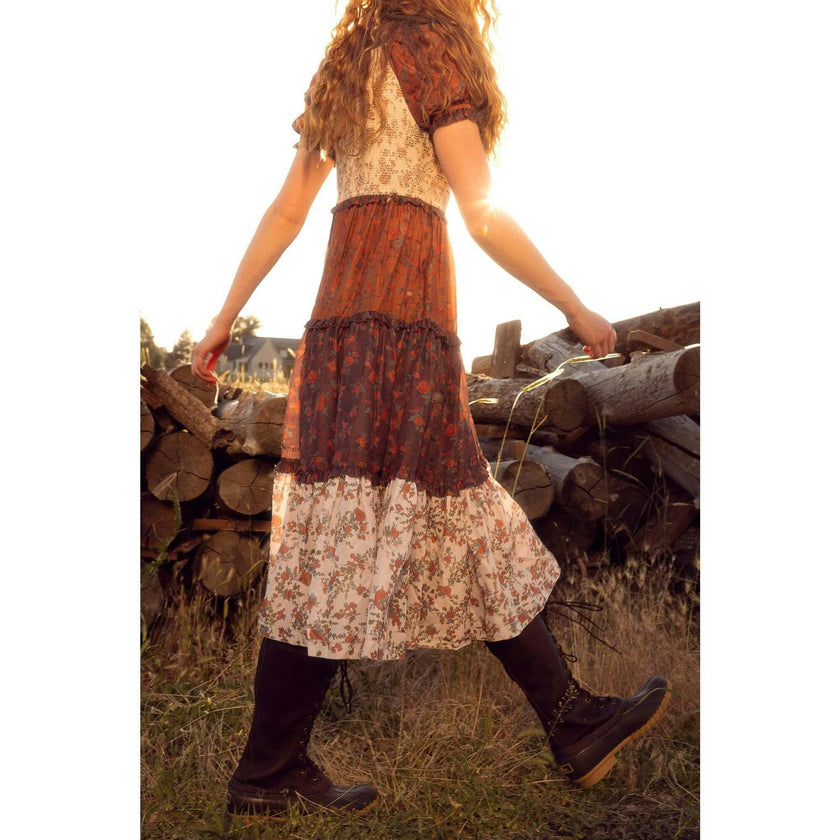 Emily Dress in Fall Floral