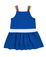 Pique Knit Dress With Sailboat
