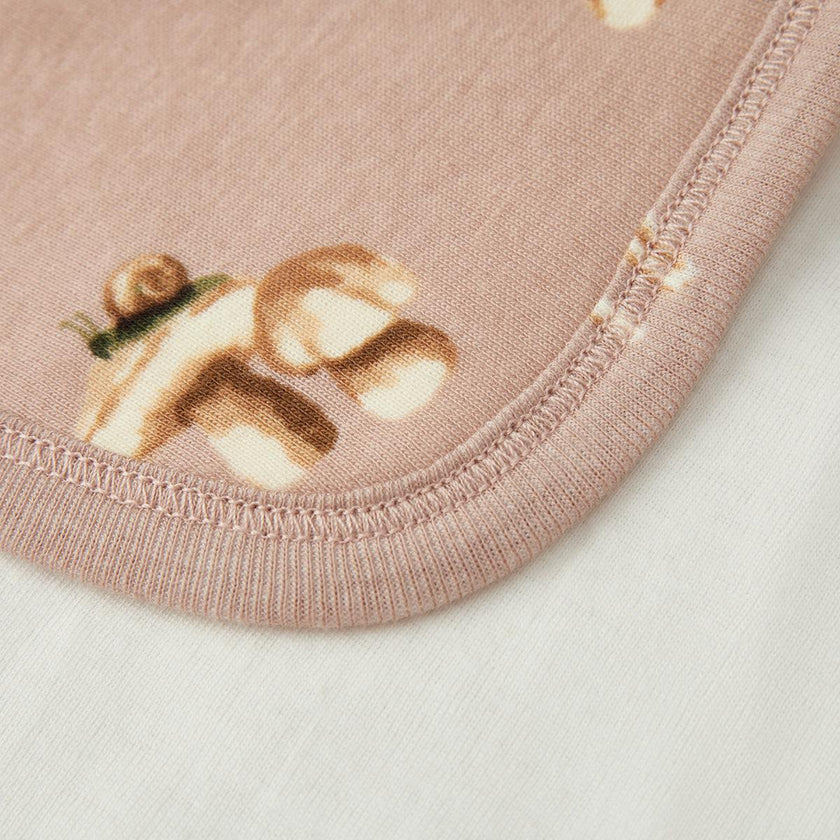 Mushroom Organic Cotton Lil' Bib