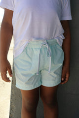 Coral Sea Blue Swim Shorts