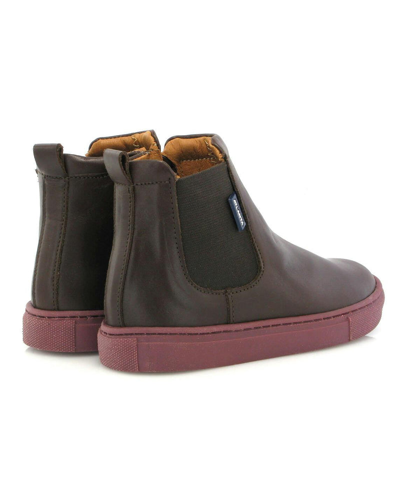 Sneaker Boots, Smooth Dark Brown