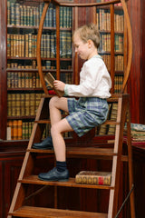 William Blue Tartan Dressy Set